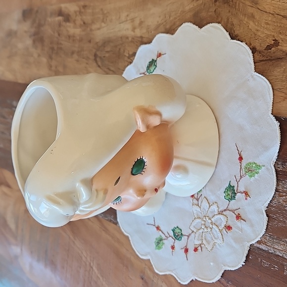 Rare Vtg Lefton Head Vase - Numbered Lmtd Ed - Picture 5 of 11